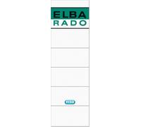 ELBA Étiquettes dos classeur "ELBA RADO" court/large blanc 10 étiquettes