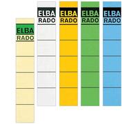 Elba Étiquettes Pour Dos De Classeur "Elba Rado"-Court/Large
