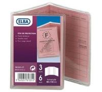 ELBA Etui transparent de protection en PVC, 74 x 108 mm,