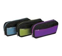 Fourre-Tout Rectangulaire 22x10cm à Fermeture Eclair Polyester Coloris Assortis