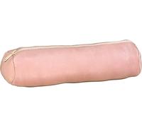 Elba Fourre-Tout Rond 22x6cm A Fermeture Eclair Cuir Teinte Rose Pa¢Le[Z155]