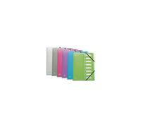 Elba Hawai Trieur A4 En Polypropylène 8 Coloris Assortis Lot De 12