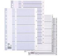 Elba Intercalaire Num¿Rique En Plastique, Format A4, Blanc,