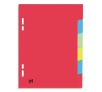 ELBA Intercalaires 17x22 cm / cartons 6 touches