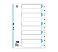 Elba Intercalaires 400013900 en plastique Strong de Line Chiffres : 1-10 225 x 297 mm