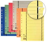 Oxford Intercalaires Réf. 06456og perforés numérotés 1-10 doublés carton recyclé orange – Lot 100