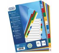 Elba Intercalaires Jeu 1-12, Imprimés 1 Unité(S)