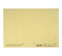 ELBA - Jaune - 58 x 18 mm - 160 g/m² - 50 étiquette(s) (1 feuille(s) x 50 Étiquettes de prix - pour P/N: 85508