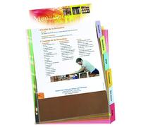 ELBA Jeu de pochettes intercalaires 6 positions à onglets PVC 9/100e. Format A4+