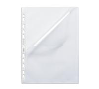 ELBA Lot de 100 pochette perforée Premium Ouverte en coin A4 12/120eme