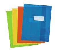 Elba Lot De 25 Protège-Cahier Pvc 150 Strong Line 24x32 Cm Translucide Assorti