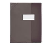 Elba Protège-Cahier Pvc 150 Strong Line 24x32 Cm Translucide Noir