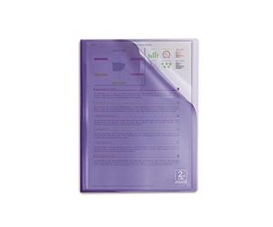 ELBA Lot de 3 Protège-documents 2nd LIFE A4 40 Pochettes 80 Vues Coloris Aleatoire Translucide