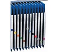 ELBA Lot de 300 bandes d'organisation vierges en carton blanc