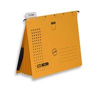 Elba Lot de 5 dossiers suspendus Chic A4 en carton Jaune