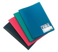 Oxford Protège-documents Memphis A4, 60 vues (30 pochettes), Couverture Polypro Bleu