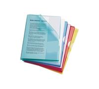 Oxford Sachet de 10 Pochettes-coin Fard'Or A4 PVC lisse 14/100ème Incolore
