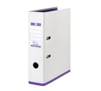 Elba MyColour A4 Lever Arch File - White and Purple