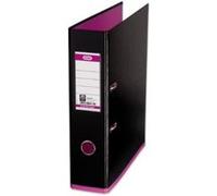Elba mycolour classeur à levier a4, noir et rose 100081035 G