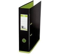 Elba mycolour classeur à levier polypropylène capacité 80mm a4 noir et lime ref e104890914 100081036 Noir G