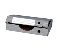 ELBA paquet de 10 boîte d'archivage tric pour format A3, gris/blanc