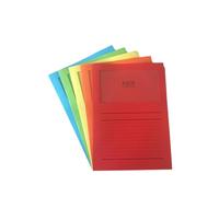 ELBA Paquet de 10 pochettes coins ELCO ORDO format 22x31cm à fenêtre 80g coloris assortis