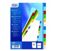 ELBA Paquet de 12 intercalaires mensuels A4 - Polypropylène12/100