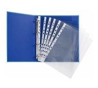 pochette perforée Standard, A4, PP, 0,09 mm, transpar.
