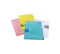 ELBA pochette transparente Premium, A4, PVC, clair, bleu