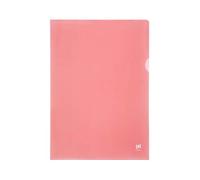 ELBA pochette transparente Premium, A4, PVC, clair, rouge