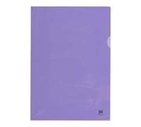 ELBA pochette transparente Premium, A4, PVC, clair, violet