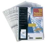 Elba pochettes perforées a4 en pp 8 100e cristal lot de 100 100206765 G