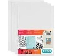 ELBA Pochettes transparentes DIN A4 Fard'Liss PVC 0,18 mm incolore 10 pochettes