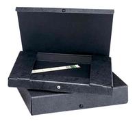 ELBA Porte-documents A4 30 mm noir - fermeture bouton-pression