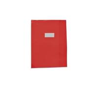 Elba Protège-Cahier School Life 17x22 Pvc Opaque 14/100°, Coins + Porte-Étiquette. 4 Coloris Assortis