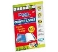 ELBA protège-livres "Magic Cover", contenu : 5 pièces + 2 S avec bande autocollante pour une fixation facile (400006866)
