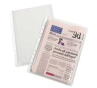 Elba Réf 208608 Lot de 10 Pochettes perforée à soufflet Polypropylène Transparent A4 (Import Royaume Uni)