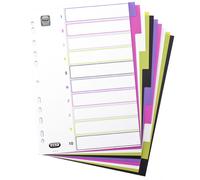 ELBA Répertoire en plastique myColour DIN A4 10 feuilles blanches