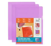 ELBA Sachet de 10 Pochette-coins M Star PVC 15/100eme Lilas