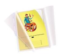 Oxford Pochettes perforées transparentes Fars'Clirel A4 à rabat PVC lisse - Lot de 10