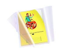 ELBA Sachet de 10 pochettes plan Fard'Clirel A4, Incolore, en PVC 0,18 mm