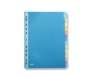 Elba School life Intercalaire 12 positions A4 Couleurs Assorties