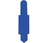 ELBA Signal d'insertion en PVC, à insérer dans les fentes des dossiers suspendus et des chemises à rabats 80432 et 80437, bleu foncé