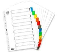 Elba Strongline Intercalaire mensuel A4 en carte 170 g Couleurs assorties