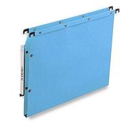 Elba Ultimate Carte Kraft Lot de 25 Dossiers Suspendus pour Armoire A4 Fond 15mm Bleu