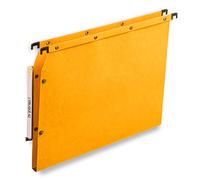 Elba Ultimate Carte Kraft Lot de 25 Dossiers Suspendus pour Armoire A4 Fond 15mm Jaune