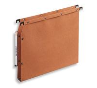 Elba Ultimate Carte Kraft Lot de 25 Dossiers Suspendus pour Armoire A4 Fond 30mm Orange - Dossier Suspendu Latéral