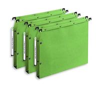 Elba Ultimate Carte Kraft Lot de 25 Dossiers Suspendus pour Armoire A4 Fond 30mm Vert