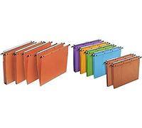 Dossiers Suspendus Azo Ultimate, Pour Tiroirs, A4, Fond : 15 Mm, Couleurs Assorties