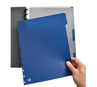 Elba vario-zipp/61464FL Lot de 5 registres pour classeur à anneaux 320 x 245 x 3 mm (Import Allemagne)